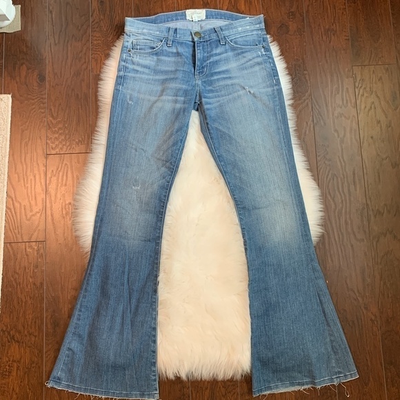Current/Elliot The Low Bell Light Blue Women's Jeans (sz 29) - Picture 3 of 8